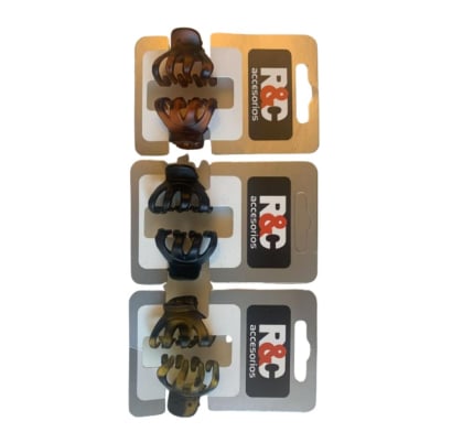 Mini Pinzas Para El Pelo R&c 2 Unidades Colores Surtidos