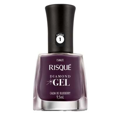 Esmalte Risqué Efecto Gel Calda De Blueberry 9.5 Ml