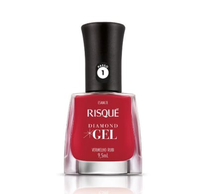 Esmalte Risqué Efecto Gel Vermelho Rubi 9.5 Ml