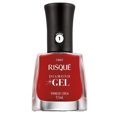 Esmalte Risqué Efecto Gel Vermelho Cereja 9.5 Ml