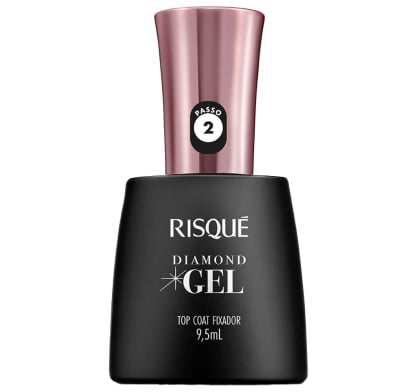 Esmalte Risqué Efecto Gel Top Coat Fixador 9.5 Ml