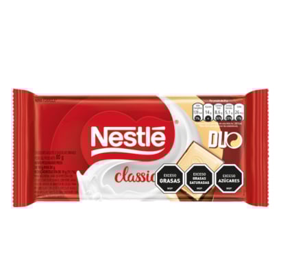 Tableta De Chocolate Nestlé Classic Duo 80 G