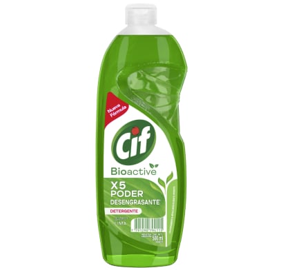Detergente Concentrado Cif Active Gel Limón Verde 500 Ml