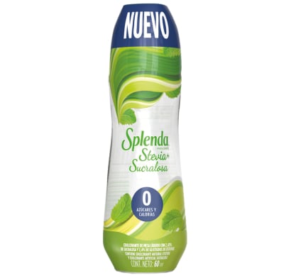 Endulzante Splenda Líquido Tevia Sucralosa 60 Ml