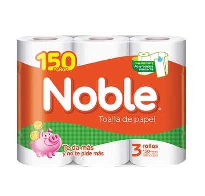 ROLLO DE COCINA NOBLE X3 UNIDADES