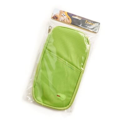 Portapasaporte Y Documentos Verde Travel