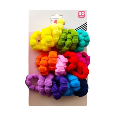 Gomitas para el Pelo Top 30 unidades Varios Colores