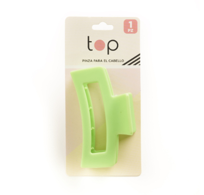 Pinza Para El Pelo Top Grande 1 Unidad Colores Surtidos
