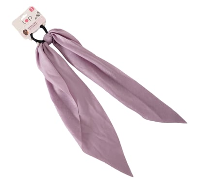 Gomita Para El Pelo Con Lazo Top Lila 1 Unidad