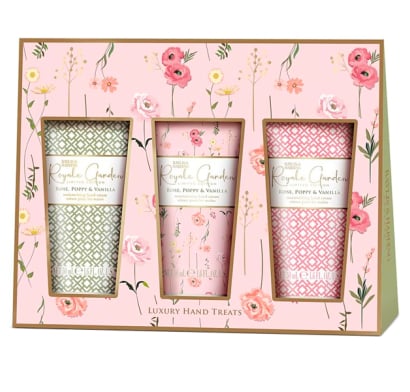 Set Baylis & Harding Crema Para Manos Royale Garden Rose Poppy & Vanilla 3 Unidades