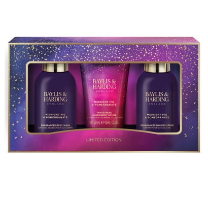 Mini Set Baylis & Harding Midnight Fig & Pomegranate 3 Unidades