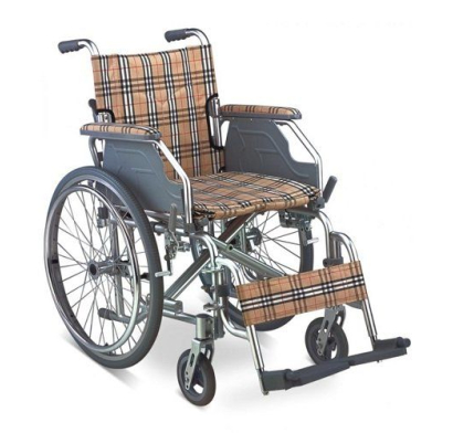 Silla De Rueda Aluminio Tapizado Cuadrille