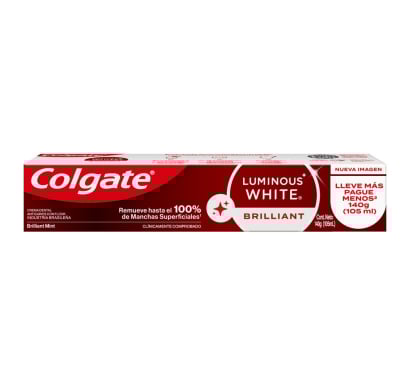 Pasta De Dientes Colgate Luminous White 140 G