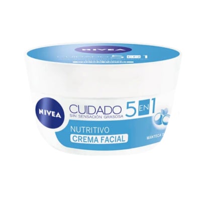 Crema Facial Nivea Face Cuidado Nutritivo 100 Ml