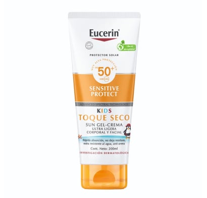 Protector Solar Eucerin Sun Kids Toque Seco FPS50+ 200 ml