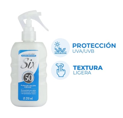 Protector Solar Six FPS50 210 ml