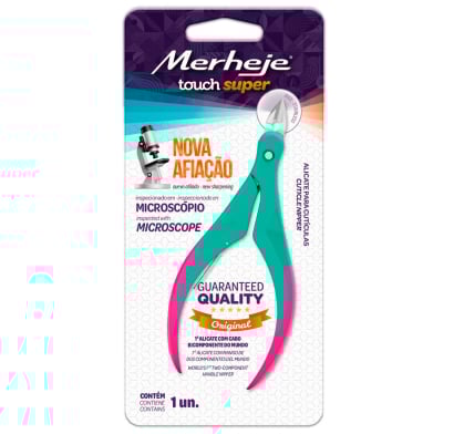 Alicate Merheje Touch Verde Y Rosado