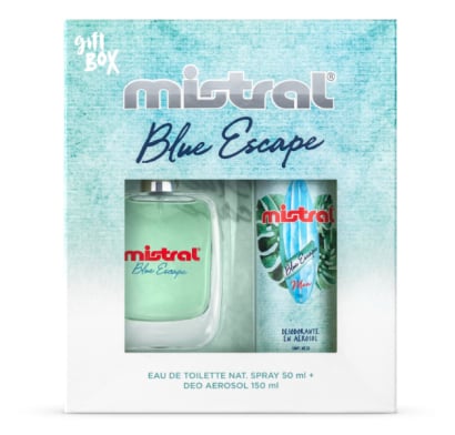 Pack Mistral Blue Escape Edt 50 Ml + Desodorante 150 Ml