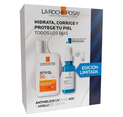 Pack La Roche Posay Serum  Hyalu B5 30 Ml + Protector Solar Anthelios Uvmune 50 Ml