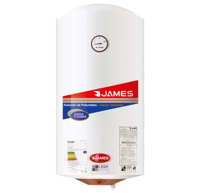 Termotanque James Línea Cilíndrica De Cobre 110 L