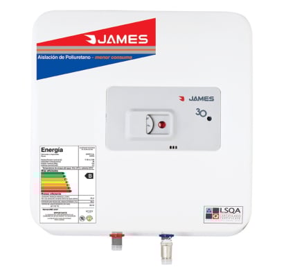Termotanque James De Acero 30 L