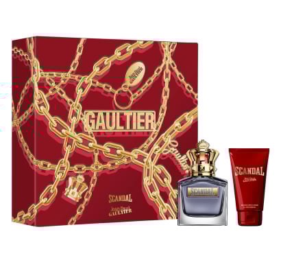 Cofre Jean Paul Gaultier Perfume Scandal Pour Homme Edt 100 Ml + Gel De Ducha 75 Ml
