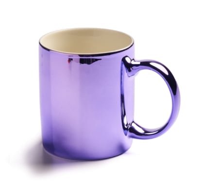 Taza Metalizada Farma Hogar 1 Unidad Colores Surtidos