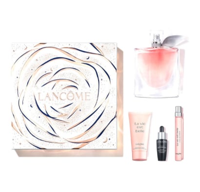 Cofre Lancôme La Vie Est Belle Edp 100 Ml + Body Lotion 50 Ml + Minitalla 10 Ml + Sérum Genifique