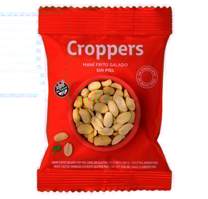 Maní Frito Croppers Con Sal 100 G