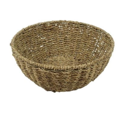 Cesto Redondo De Fibra Natura 13cm