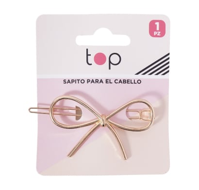 Broche para el Pelo Top Moña Metálica 1 Unidad