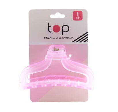 Pinza Para El Pelo Top Rosa 1 Unidad