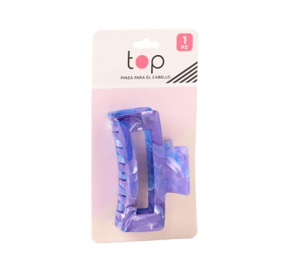Pinza Para El Pelo Top Marmolada Violeta 1 Unidad