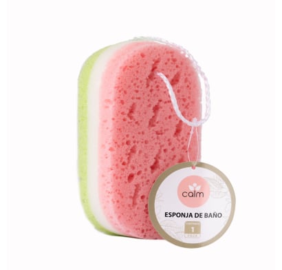 Esponja De Baño Calm Triple Capa 1 Unidad