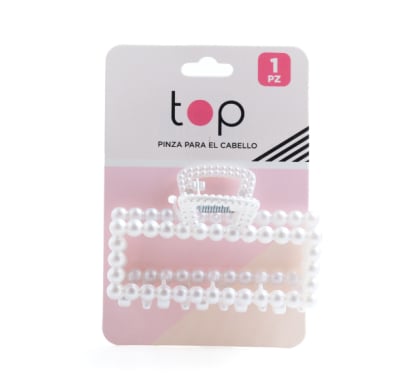 Pinza Para El Pelo Top Perlas 1 Unidad