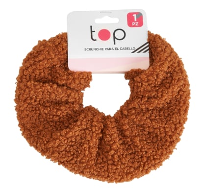 Gomita Para El Pelo Top Lana Marrón 1 Unidad