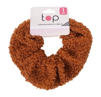 Gomita para el Pelo Top Lana Marrón 1 Unidad