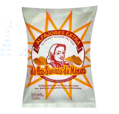Alfajor De Las Sierras De Minas Chocolate 65 G