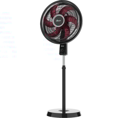 Ventilador Turbo De Pie Oster Os-v881 Super Breeze Rojo