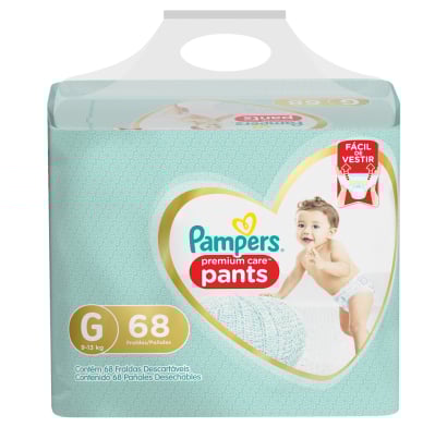 Pañales Pampers Premium Care Pants G 68 Unidades
