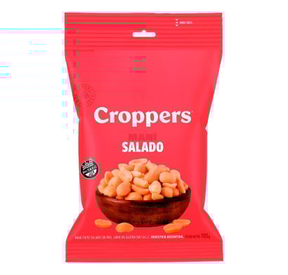 Maní Frito Croppers con Sal 100 g