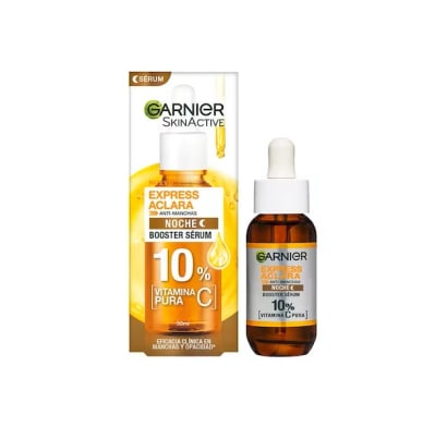 Sérum Booster Garnier Express Aclara Noche Vitamina C 10% 30 Ml