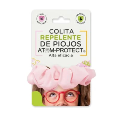 Colita Repelente De Piojos Atom-protect Rosa 1 Unidad
