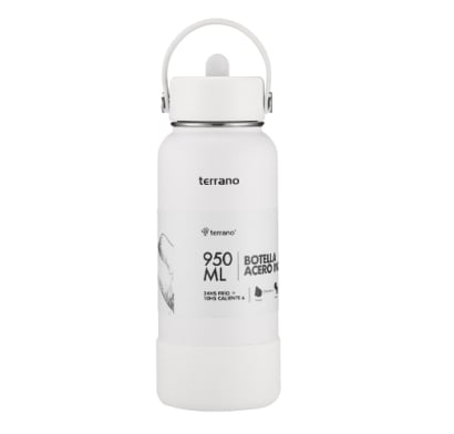 Botella Térmica Terrano Con Pico Blanco 950 Ml