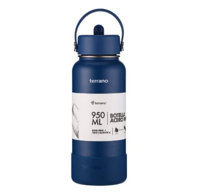 Botella Térmica Terrano Con Pico Azul 950 Ml