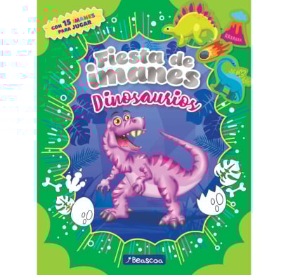 Libro Fiesta De Imanes Dinosaurios