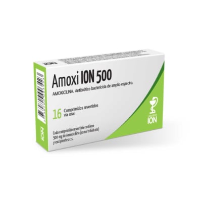 Amoxi Ion 16 Comprimidos 500 Mg