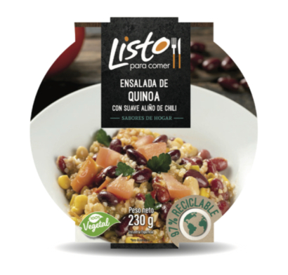 Ensalada De Quinoa Listo Para Comer 230 G