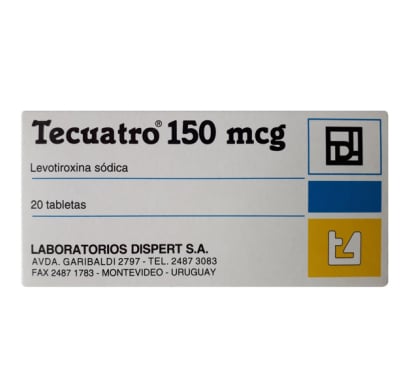 Tecuatro 150 Mcg 40 Comprimidos