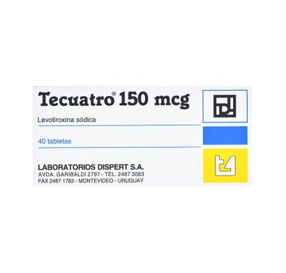 Tecuatro 150 Mcg 40 Comprimidos
